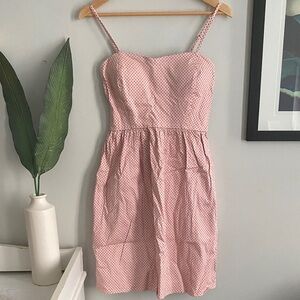 Pink Polka Dot Women's Dress